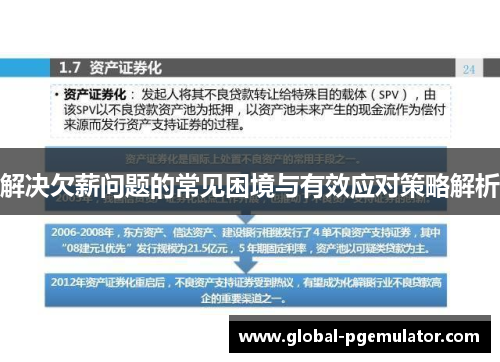 解决欠薪问题的常见困境与有效应对策略解析