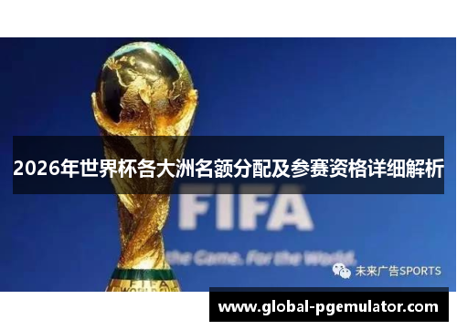 2026年世界杯各大洲名额分配及参赛资格详细解析